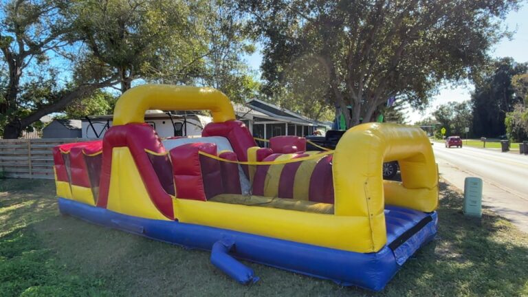 30ft Dynamic Dash Obstacle Course with Slide $275